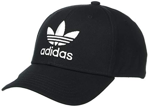 adidas Originals Originals Icon Precurve Snapback Gorra para Hombre, Hombre, Gorro/Sombrero, 977782, Negro/Blanco, Talla única