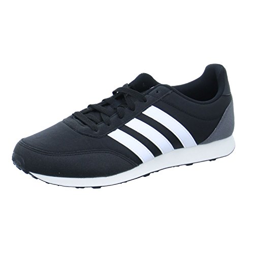 ADIDAS V Racer 2.0 Bc0106, Zapatillas Hombre, Negro (Core Black/Solar Red/Footwear White), 44 EU