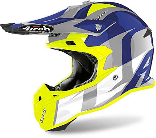 Airoh HELMET TERMINATOR OPEN VISION SHOT BLUE GLOSS L