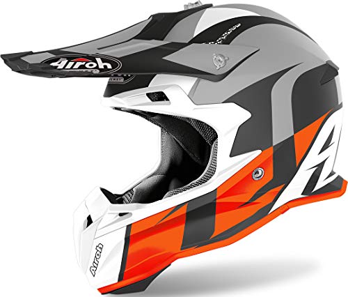 AIROH HELMET TERMINATOR OPEN VISION SHOT ORANGE MATT L