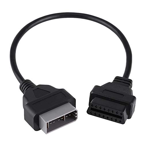 Akozon 14 Pin to 16 Pin OBD2 Adapter Connector 14 pin Female Interface Car Diagnostic Cable