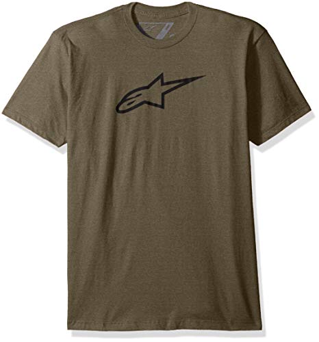 Alpinestars Ageless II tee Camiseta, Oliva Heather/Negro, XXL para Hombre