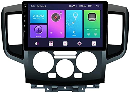 Android Car Stereo Sat Nav para Nissan NV200 2010-2018 Unidad Principal Sistema de navegación GPS SWC 4G WiFi BT USB Enlace de Espejo Carplay Incorporado