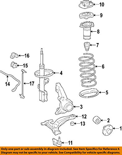 Auténtica Honda 51401-sna-a03 primavera, derecho, parte delantera