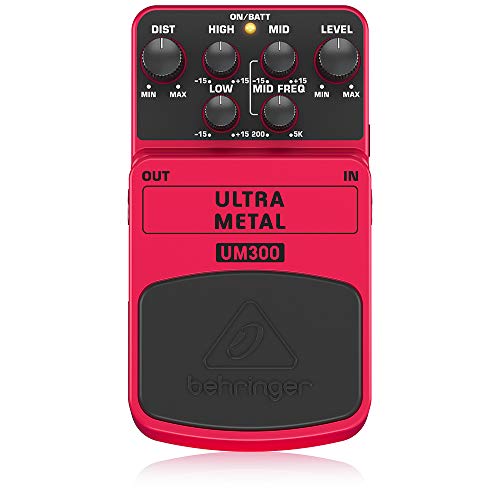 Behringer UM300, Pedal de distorsión para guitarra, ULTRA METAL UM300, Guitar Pedal