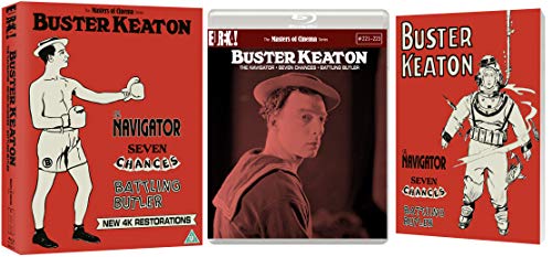 Buster Keaton: 3 Films (Volume 2) (The Navigator, Seven Chances, Battling Butler) Limited Edition Blu-ray [Reino Unido] [Blu-ray]