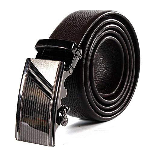 Cinturón Premium Para Hombres Hombres Nner Neumático Comercial Tamaños Cómodos Cinturón Social 14 Aleación A Cuadros Hebilla Automática Cinturón Ajustable 43 3 En 49 2 In (110 Cm 125 Cm) Ropa