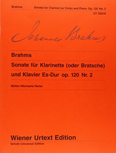 [[Clarinet Sonata Op 120 No 2 Eb Major Op (Wiener Urtext)]] [By: Mueller, Hans-Christ] [May, 1973]