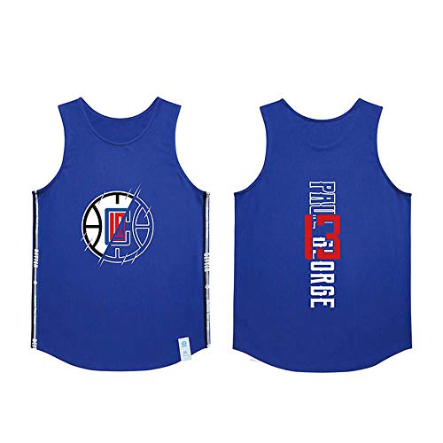 Clippers Leonard Paul George Chalecos sin Mangas de Entrenamiento 2-XXXL