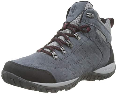 Columbia Peakfreak Venture S II Mid WP, Botas Impermeables Hombre, Gris (Graphite, Red J 053), 41 EU