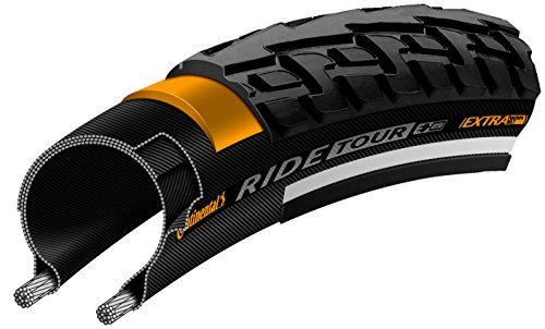 Continental Ride Tour Neumáticos para Bicicleta, Unisex Adulto, Negro, 28" | 700 x 47C (45C) | 28 x 1.75