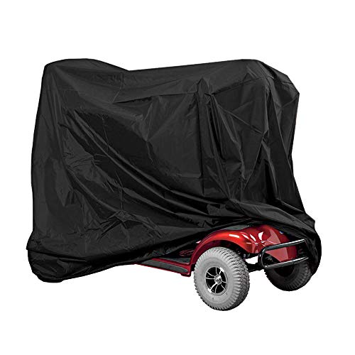 Cubierta impermeable para scooter de movilidad, Cubierta para transporte de silla de ruedas eléctrica Super tamaño para trabajo pesado, 55.1"Lx25.9" Wx35.8"H