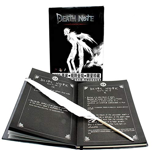 Death Note Buch Cosplay Notizbuch mit Federstift Kira