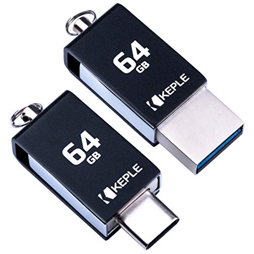 Dispositivo de Memoria USB 64GB USB C 3.0 Alta Velocidad OTG Compatible con Huawei Nexus 6P, Honor 10 9 8 8 Pro, P10 P10 Plus P20 P20 Lite P20 Pro P30 P30 Pro P30 Lite, P9 P9 Plus 64 Go Tipo C