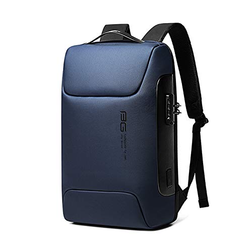 FANDARE Antirrobo Mochila Bolsas Escolares con Puerto USB Impermeable Mochila para Portátil de hasta 15.6 Multiusos Mochilas Hombres/Mujeres Escolares para Negocio Trabajo Viaje Estudios Diario Azul