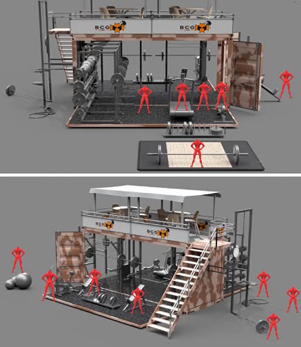 Gimnasio en contenedor Box Cube Gym Mod. Beack