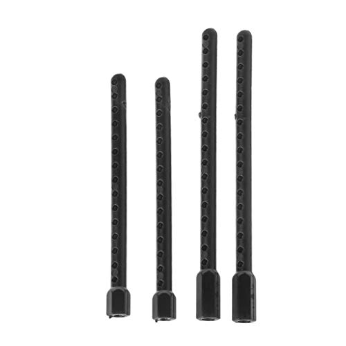 Gjyia 4pcs Soportes de Poste de Cuerpo de plástico 1:10 para HSP 94123 94122 Modelo RC reemplazo de Coche