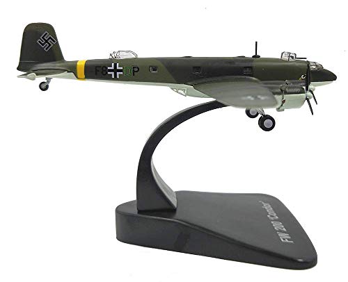 GLXLSBZ Modelo de avión 1: 144, Modelo Terminado de avión de reconocimiento Fw 200 Condor de Alemania de la Segunda Guerra Mundial, coleccionables (6,5 Pulgadas y Tiempos; 9 Pulgadas)