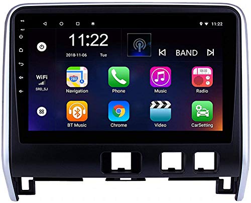 GPS Navigation Head Unit Sat Nav Auto Audio Player MP5 FM Radio Receptor Coche Estéreo De 9 Pulgadas Táctil Android 10.0 Compatible para Nissan Serena 2016-2018,4 Core WiFi 1+16GB