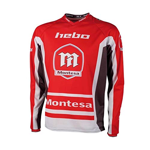 HE2163 - Camiseta Trial Offroad MONTESA Classic III Color Rojo Talla L