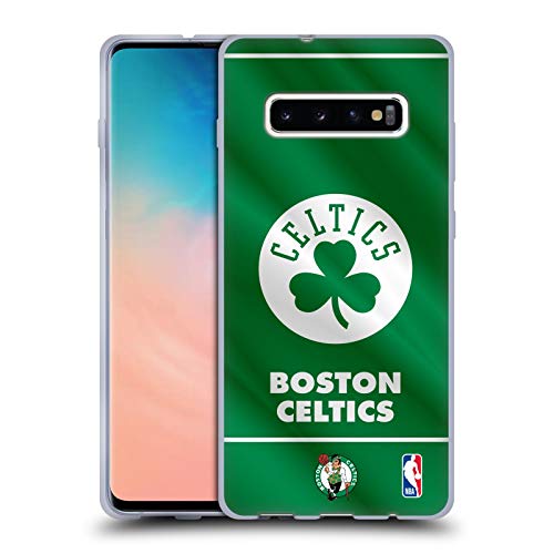 Head Case Designs Oficial NBA Estandarte 2019/20 Boston Celtics Carcasa de Gel de Silicona Compatible con Samsung Galaxy S10+ / S10 Plus