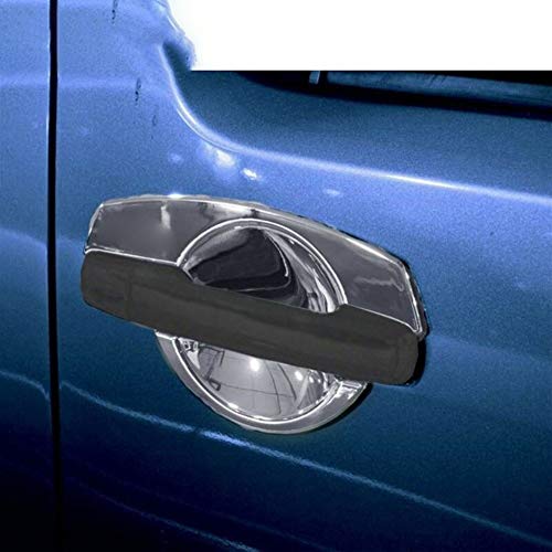 HIGHER MEN Decoración de Coches Premium Manija de Puerta ABS Cubierta Accesorios for Nissan Frontier Navara D40 2006-2013 Car Styling Parte Placa Durable (Color : DHC DHI Chrome)