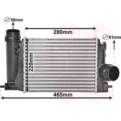 Intercooler para Nissan Qashqai D Apres fev 2014 Version 1.5DCi