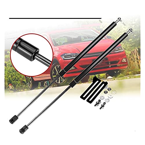 JIUTAI Amortiguadores de Gas Coche Durable Barras Rod Gas Resorte Revestimiento Hood Choque De Gas para Volkswagen para VW Polo 6R 6C MK5 2008 2009 Muelle Neumático Barra