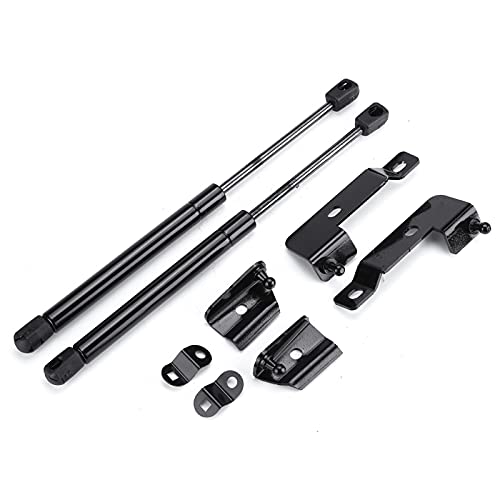 JIUTAI Amortiguadores de Gas Durable 2X Front Motor Cover Bonnet Shock Lift Bar Support Bray Gas Hydraulic para Nissan Frontier Navara D40 2004-2018 Muelle Neumático Barra