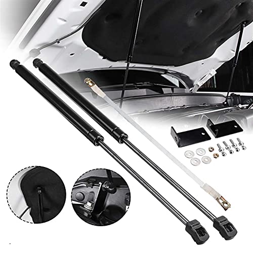 JIUTAI Amortiguadores de Gas Durable2pcs Frente del Coche De La Capilla Elevación Asistida Soporte De Gas Sistema Amortiguador Strut Las Barras para La Ford Explorer 2020 2021 Muelle Neumático Barra