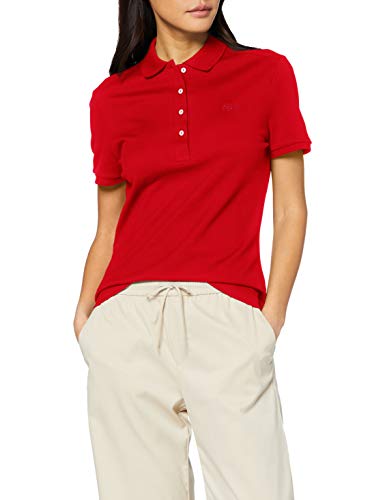 Lacoste Pf5462 Camisa de Polo, Verde, 38 para Mujer