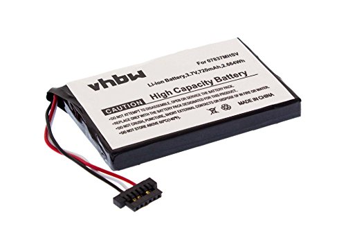 Li-Ion batería 720mAh(3,7 V) Compatible con Sistema de navegación Becker Traffic Assist,p.ej Becker Traffic Assist Z 100 Crocodile,Z 100 Krokodyl,etc