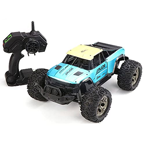 LINXIANG Coche de Control Remoto Todoterreno a Escala 1/18, camión Monstruo Bigfoot con tracción en Las Cuatro Ruedas eléctrica de 2,4G, Coche de Carreras de Alta Velocidad de 25 km/h, Regalo de Cum