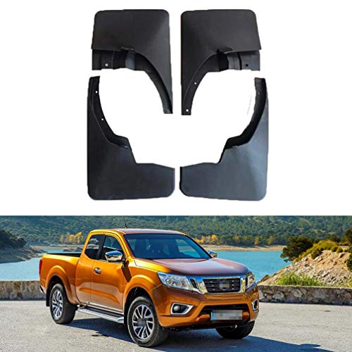 LOPLP Guardabarros para Coche, Guardabarros para Nissan NP300 NP 300 Navara D23 2015~2019 2016 2017 2018, Guardabarros Delanteros y Traseros, Guardabarros para Coche, Accesorios, 4 Piezas