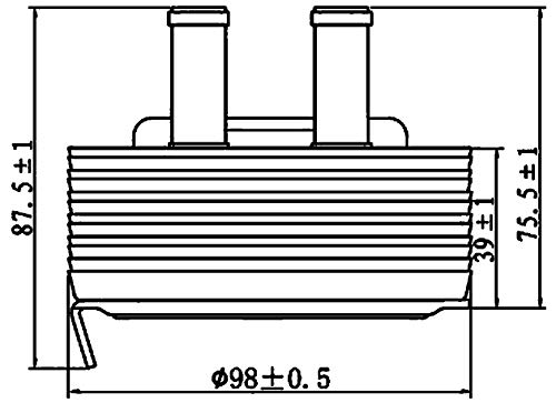 Mahle CLC 197 000S Enfriador de Aceite