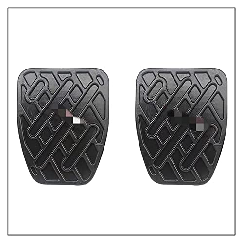 MaoWan 2X Black Rubber Brake Clutch Pedal Pad Coad/Fit para -Nissan Qashqai 2007-2010 2012 2012 2013 2014 2015 2016 / 46531JD00A