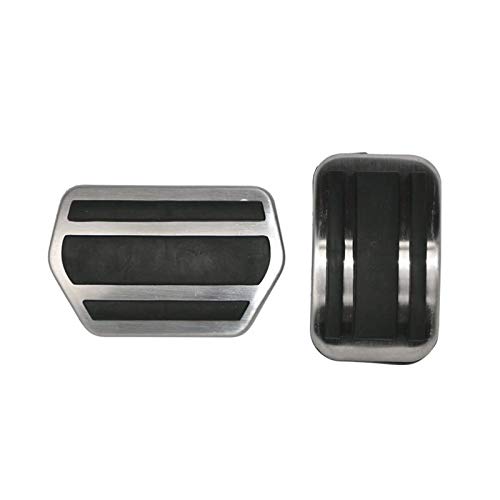 MaoWan Acelerador sin perforación Acelerador Pedal de Frenos Pedales de Embrague Pads Funda Accesorios/Ajuste para -Peugeot 3008 5008 2016 2017 2018 2019 / (Color Name : AT 2pcs)