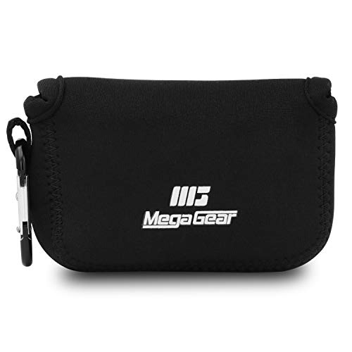 MegaGear MG716 Estuche de cámara Ultra Ligero, de Neopreno Compatible con Panasonic Lumix DC-TZ95, DC-TZ90, DMC-TZ100 - Negro