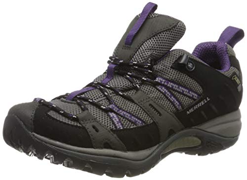 Merrell Siren Sport GTX, Zapatillas de Senderismo para Mujer, Negro (Blk/Perfect Plum), 37 EU