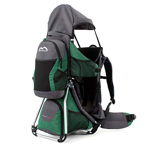 MONTIS Hoover Nexus, Mochila portabebés, 25 kg (Verde)