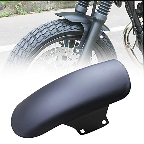 Motocicleta Universal Retro Guardabarros ultracorto del Guardabarros Delantero Negro Cafe Racer for GN125 MASH125 Protector Rueda Neumático Trasero Motocicleta