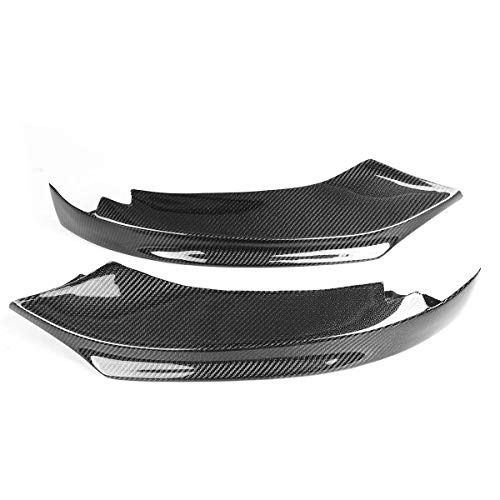 NADAENQ Spoiler difusor de Labios, para BMW 4-Series F32 F33 F36 428i 435i M Sport 2014-2019 Fibra de Carbono Real 2pcs Splitter Delantero Delantero del Coche