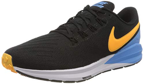 Nike Air Zoom Structure 22, Zapatillas para Correr Hombre, Nero Black Laser Orange University 011, 42 EU