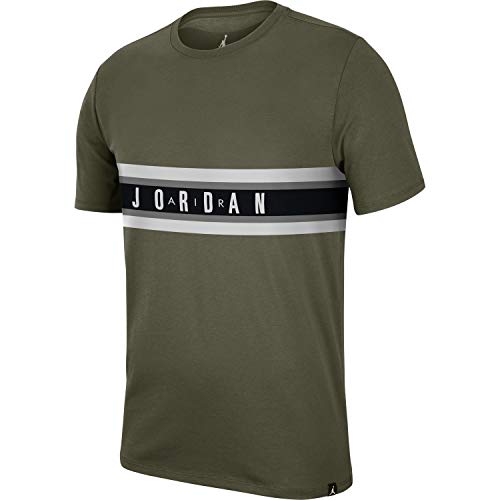 NIKE - Bball Graphic tee 4, Bball Graphic tee 4 Hombre, Hombre, 939618-395, Olive Canvas, S