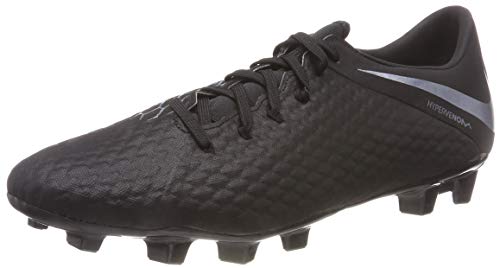 Nike Hypervenom Phantom III Academy FG, Zapatillas de Fútbol Unisex Adulto, Negro (Schwarz Schwarz), 41 EU