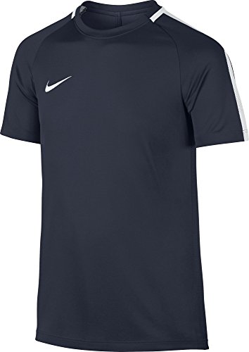 Nike Y NK Dry Acdmy SS Camiseta, Unisex Niños, Azul (Obsidian/White), S (8-9 Años)