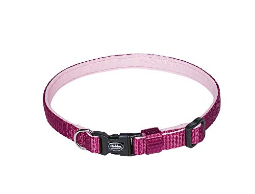 Nobby Collar Classic Preno Mini Frambuesa; Longitud: 13-20 cm; Ancho: 10 mm.