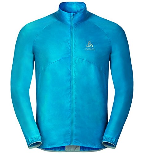 Odlo Jacket lttl Chaqueta, primavera/verano, hombre, color Azul, tamaño M