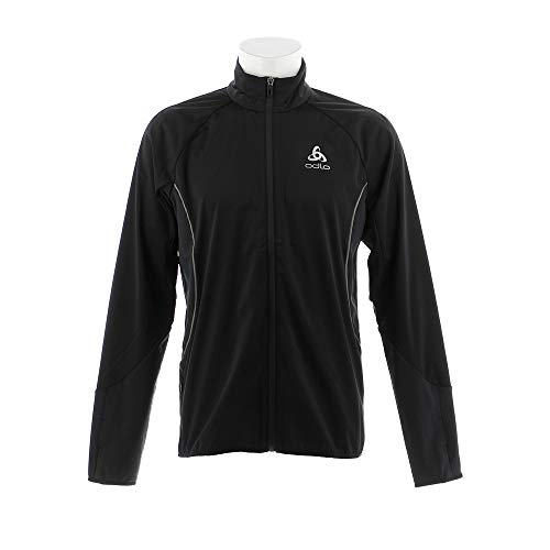 Odlo Jacket Zeroweight Windproof Warm Chaqueta, Hombre, Black, S