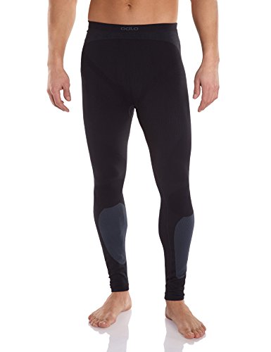 Odlo Pants Evolution Warm Calzoncillos Largos, Hombre, Negro, XL